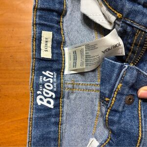 OshKosh B'gosh Skinny Blue Jeans with Contrast Yellow Stitching